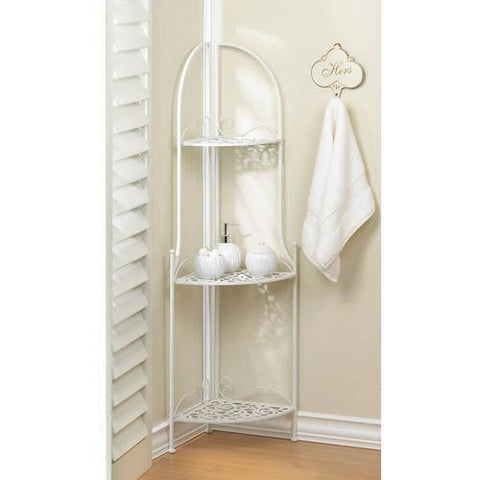 Lace Design Corner Shelf
