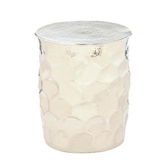 Hammered Metal Stool