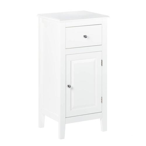 Lakefront White Side Table