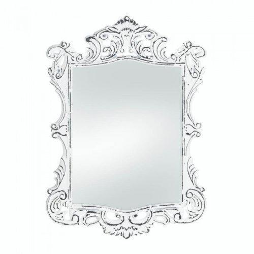 Regal White Distressed Wall Mirror (pack of 1 EA)