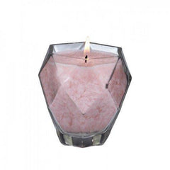 Rose Quartz Jewel Glass Candle (pack of 1 EA)