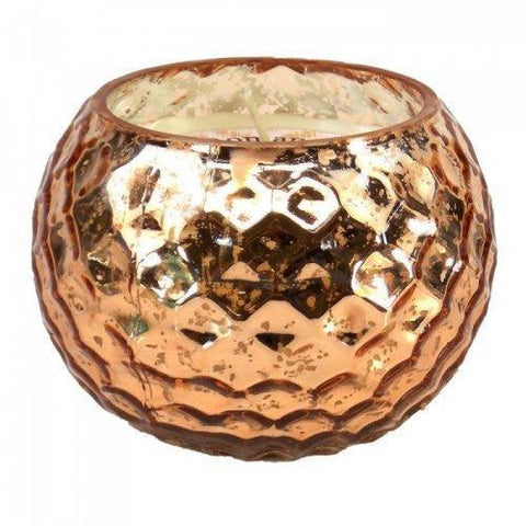Copper-tone Honeycomb Scented Candle (pack of 1 EA)