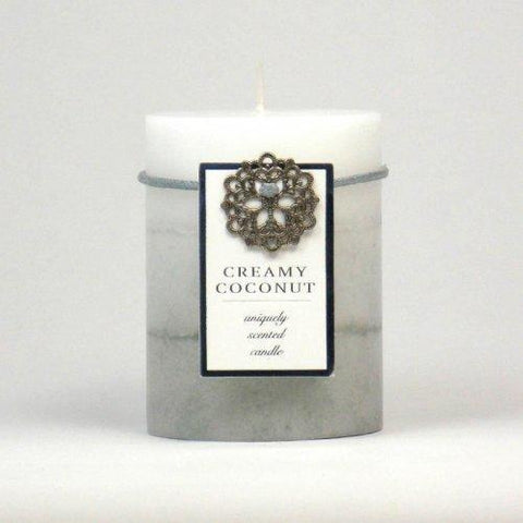 Creamy Coconut Pillar Candle 3x4 (pack of 1 EA)