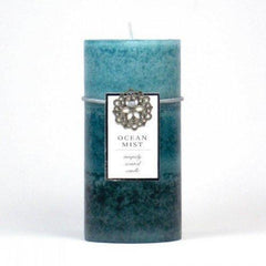 Ocean Mist Pillar Candle 3x6 (pack of 1 EA)