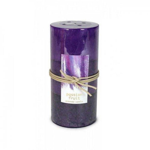 Passion Fruit Pillar Candle 3x6 (pack of 1 EA)