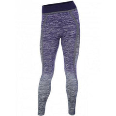 Ombre Stretchy Athletic Leggings - Purple One Size