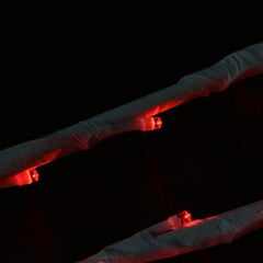 Set of 6 Enchanted Garden LED Red Lighted Branch Spray Driveway Pathway Markers - 6'
