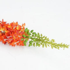 37" Orange and Red Artificial Foxtail Decorative Floral Crafting Stem