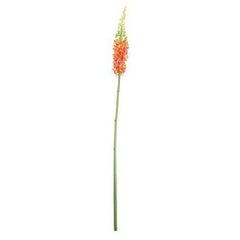 37" Orange and Red Artificial Foxtail Decorative Floral Crafting Stem