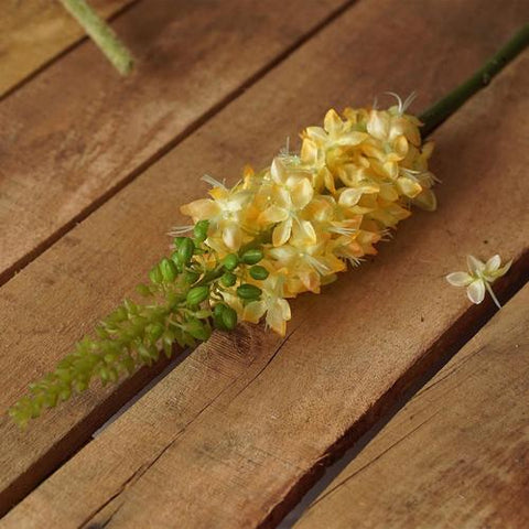 37" Yellow Artificial Foxtail Decorative Floral Crafting Stem