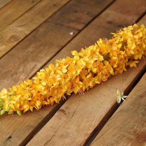 48" Yellow and Green Artificial Foxtail Decorative Floral Crafting Stem