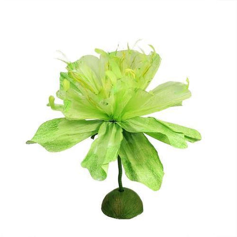 26" Green and Yellow Decorative Spring Floral Artificial Craft Stem