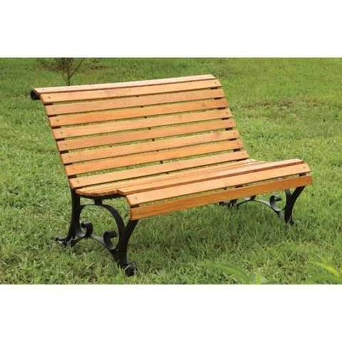 Sedona Transitional Patio Bench, Oak Finish