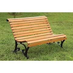Sedona Transitional Patio Bench, Oak Finish