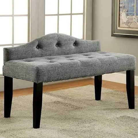 Alipaz Contemporary Small Bench, Green Finish