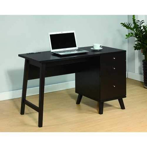 Sturdy Desk With Spacious Drawer Storage, Brown