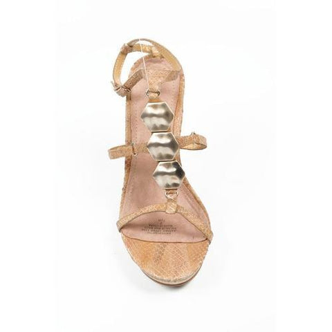 Beige 10 US - 41.5 EUR Nine West Womens Ankle Strap Sandal NWVENCENTIO DK NATURAL