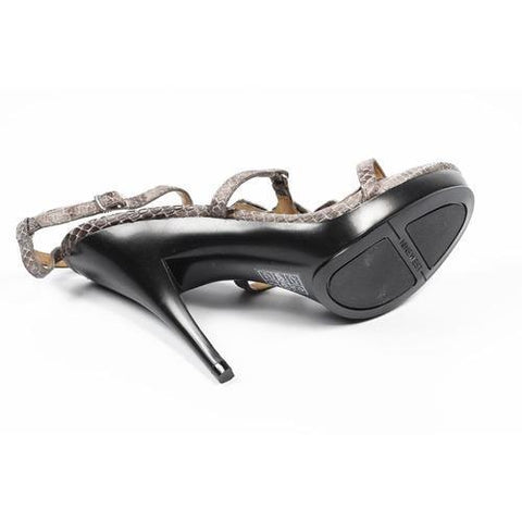 Taupe 7 US - 37.5 EUR Nine West Womens Ankle Strap Sandal NWVENCENTIO BROWN MULTI