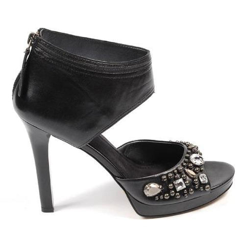 Black 6.5 US - 37 EUR Nine West Womens Sandal NWTANGLE BLACK