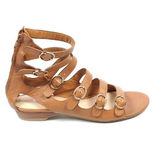 Camel 6 US - 36.5 EUR Nine West Womens Gladiator Sandal NWUSMAN DK NATURAL