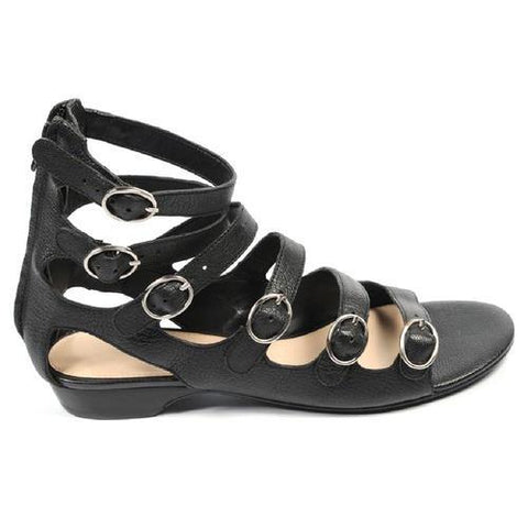 Black 5.5 US - 36 EUR Nine West Womens Gladiator Sandal NWUSMAN BLACK