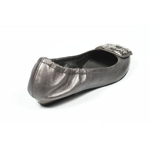 Silver 5 US - 35.5 EUR Nine West Womens Ballerina NWDAGNER PEWTER