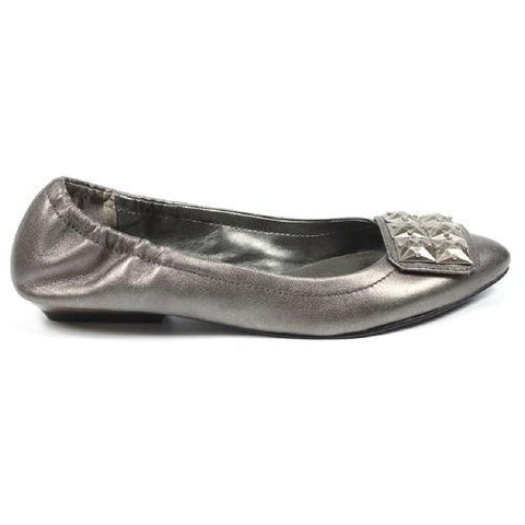 Silver 6 US - 36.5 EUR Nine West Womens Ballerina NWDAGNER PEWTER