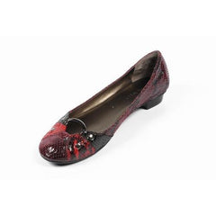 Multicolor 6.5 US - 37 EUR Nine West Womens Ballerina NWLIGHTNING DARK RED MULTI
