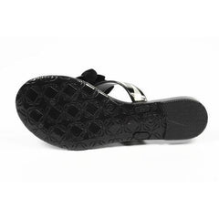 Black 6 US - 36.5 EUR Nine West Womens Thong NWFLIRT BLKWHT BLK