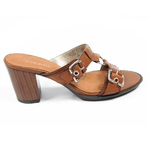 Brown 5.5 US - 36 EUR Nine West Womens Sandal NWTEWELS LIGHT BROWN