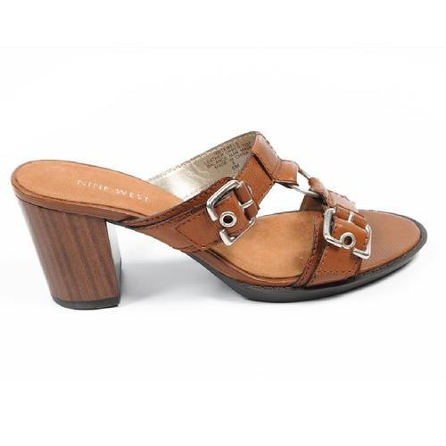 Brown 6 US - 36.5 EUR Nine West Womens Sandal NWTEWELS LIGHT BROWN