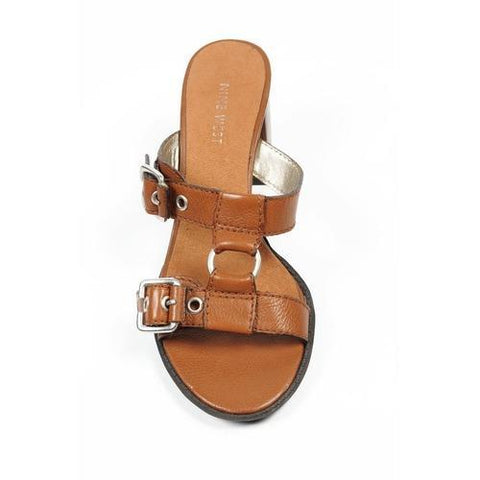 Brown 6.5 US - 37 EUR Nine West Womens Sandal NWTEWELS LIGHT BROWN