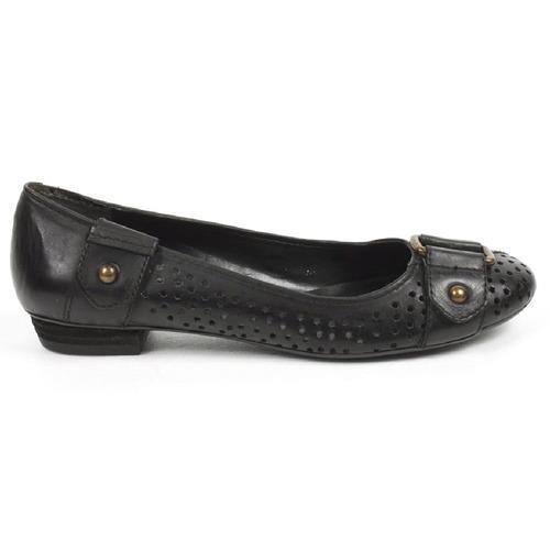 Black 6 US - 36.5 EUR Nine West Womens Ballerina NWLOUDEN BLACK