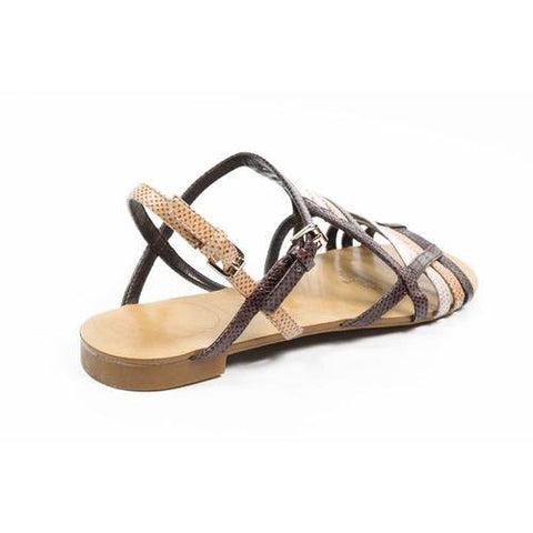 Multicolor 5.5 US - 36 EUR Nine West Womens Sandal NWRUNNER DK BRN MUL