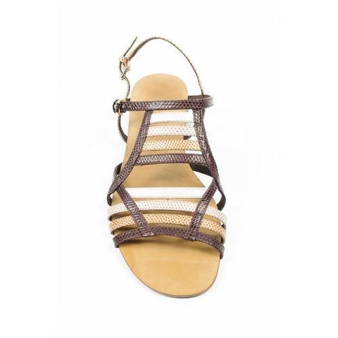 Multicolor 6 US - 36.5 EUR Nine West Womens Sandal NWRUNNER DK BRN MUL