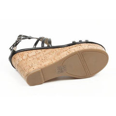 Black 10.5 US - 42 EUR Nine West Womens Espadrille Wedge Sandal NWROMANCING BLK MULTY