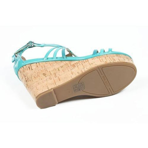 Light Blue 10 US - 41.5 EUR Nine West Womens Espadrille Wedge Sandal NWROMANCING TURQU MU Y