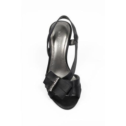 Black 5.5 US - 36 EUR Nine West Womens Slingback Sandal NWELSIA BLACK