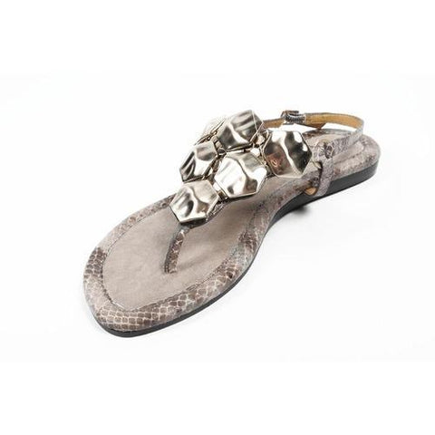 Taupe 5.5 US - 36 EUR Nine West Womens Slingback Flat Sandal NWWALID BROWN MULT