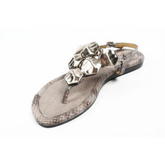 Taupe 5.5 US - 36 EUR Nine West Womens Slingback Flat Sandal NWWALID BROWN MULT