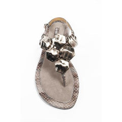 Taupe 6.5 US - 37 EUR Nine West Womens Slingback Flat Sandal NWWALID BROWN MULT