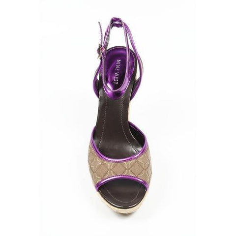 Multicolor 7 US - 37.5 EUR Nine West Womens Ankle Strap Sandal NWCISCOANN MPNK MNAT