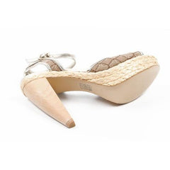 Multicolor 5 US - 35.5 EUR Nine West Womens Ankle Strap Sandal NWCISCOANN LTGOLD MEDNA
