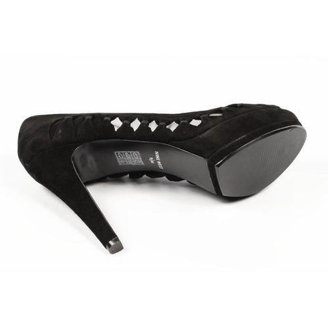 Black 9.5 US - 41 EUR Nine West Womens Pump Open Toe NWLEEWAY BLACK