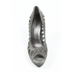 Grey 5.5 US - 36 EUR Nine West Womens Pump Open Toe NWLEEWAY GREY