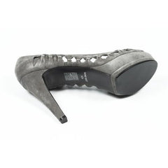 Grey 10 US - 41.5 EUR Nine West Womens Pump Open Toe NWLEEWAY GREY