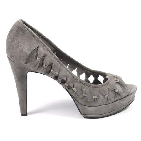 Grey 10 US - 41.5 EUR Nine West Womens Pump Open Toe NWLEEWAY GREY