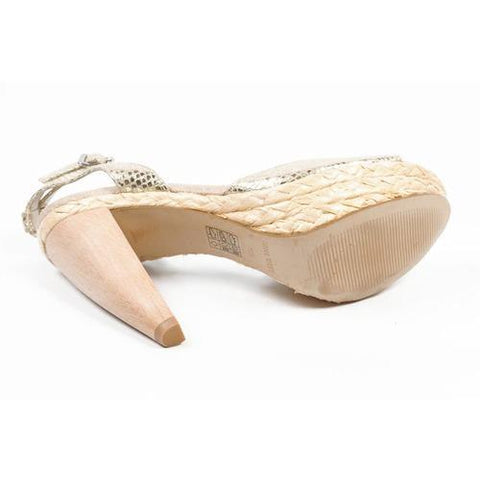 Gold 5 US - 35.5 EUR Nine West Womens Ankle Strap Sandal NWCASTING LTGOLD LTGOL