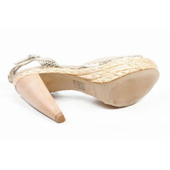 Gold 10 US - 41.5 EUR Nine West Womens Ankle Strap Sandal NWCASTING LTGOLD LTGOL
