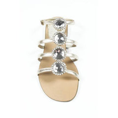 Gold 6 US - 36.5 EUR Nine West Womens Ankle Strap Sandal PTRADLEY LIGHT GOLD